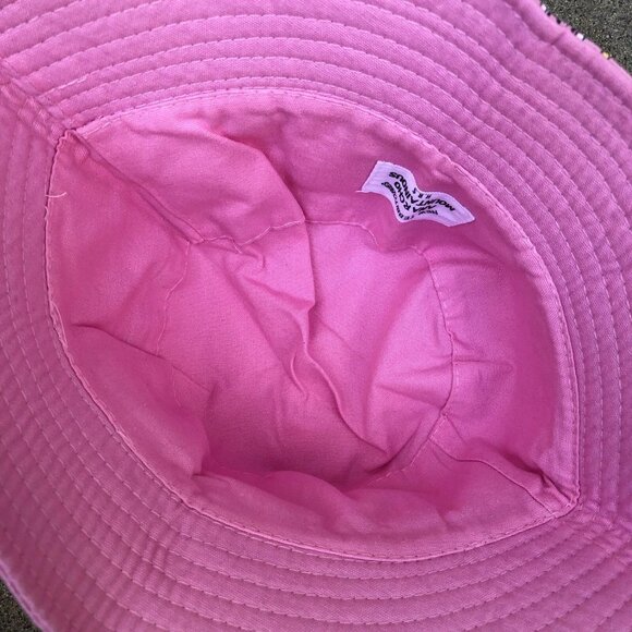 Anarcho Mountainous H.D.S Reversible Bucket Hat Women\'s Pink Fries Cap Japan main image 4